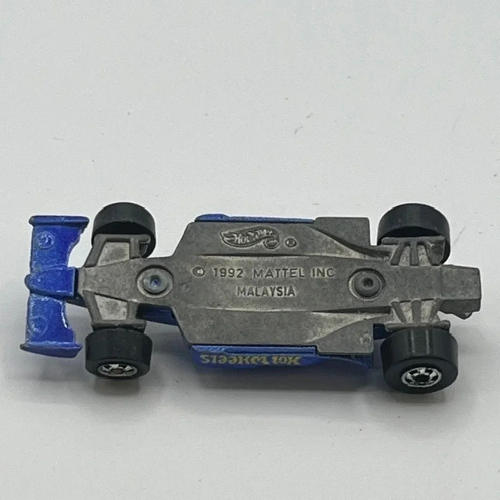 Hot Wheels 1992 Mattel Indy Formula 1 Race Car Blue Vintage Diecast Malaysia